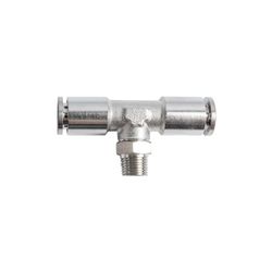 Metal Pu Fitting T-joint 8mm 1/8